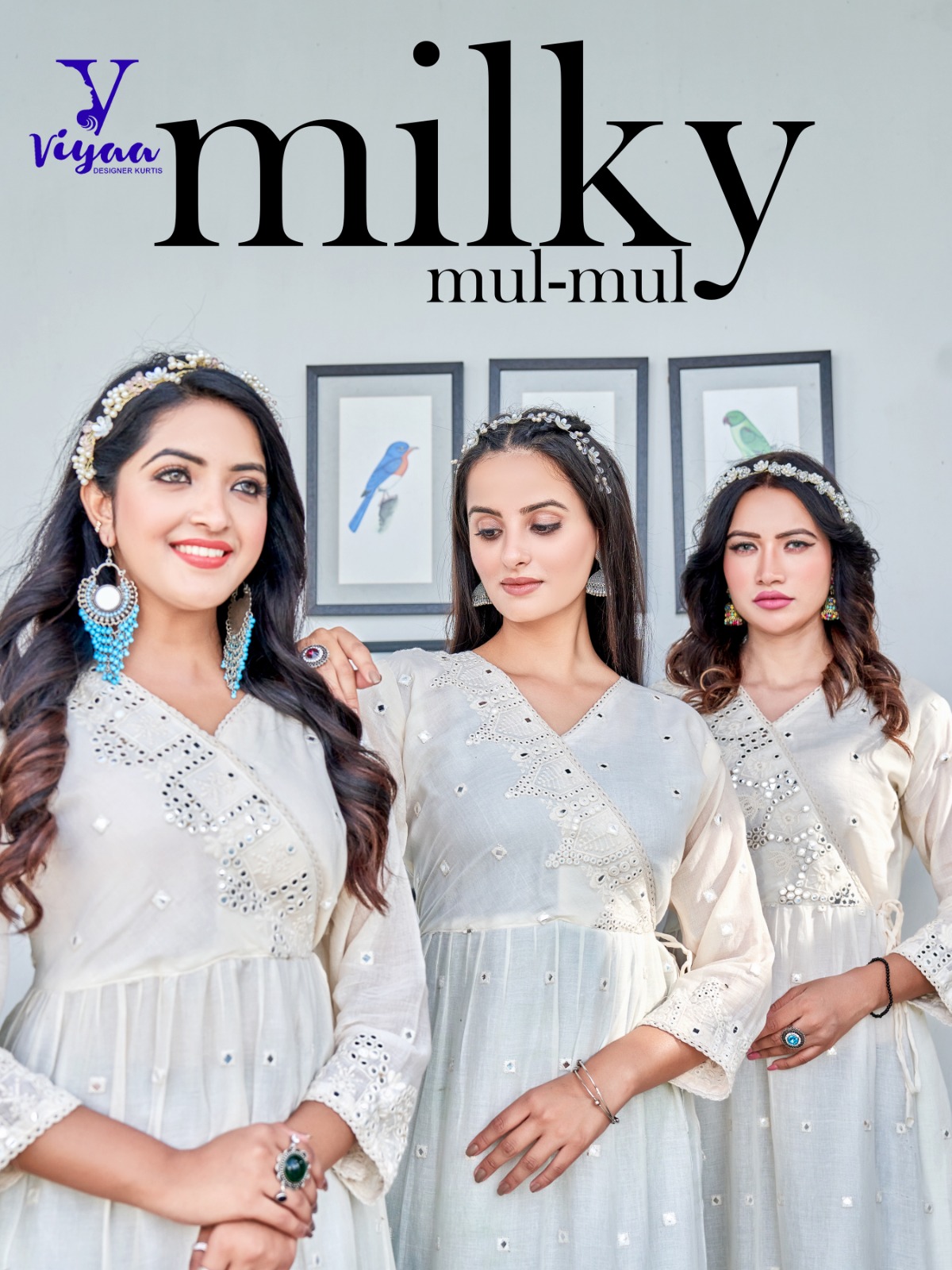 VIYAA DESIGNER MILKY MUL MUL